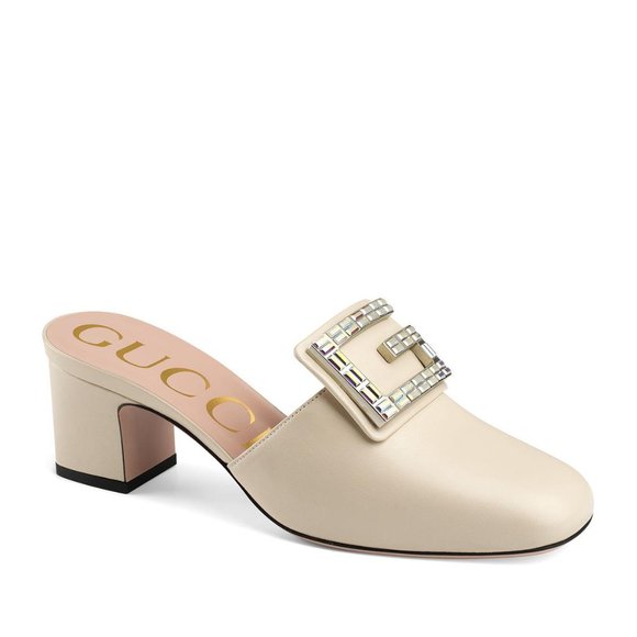 Gucci Shoes - GUCCI Madelyn Crystal Mules NWT